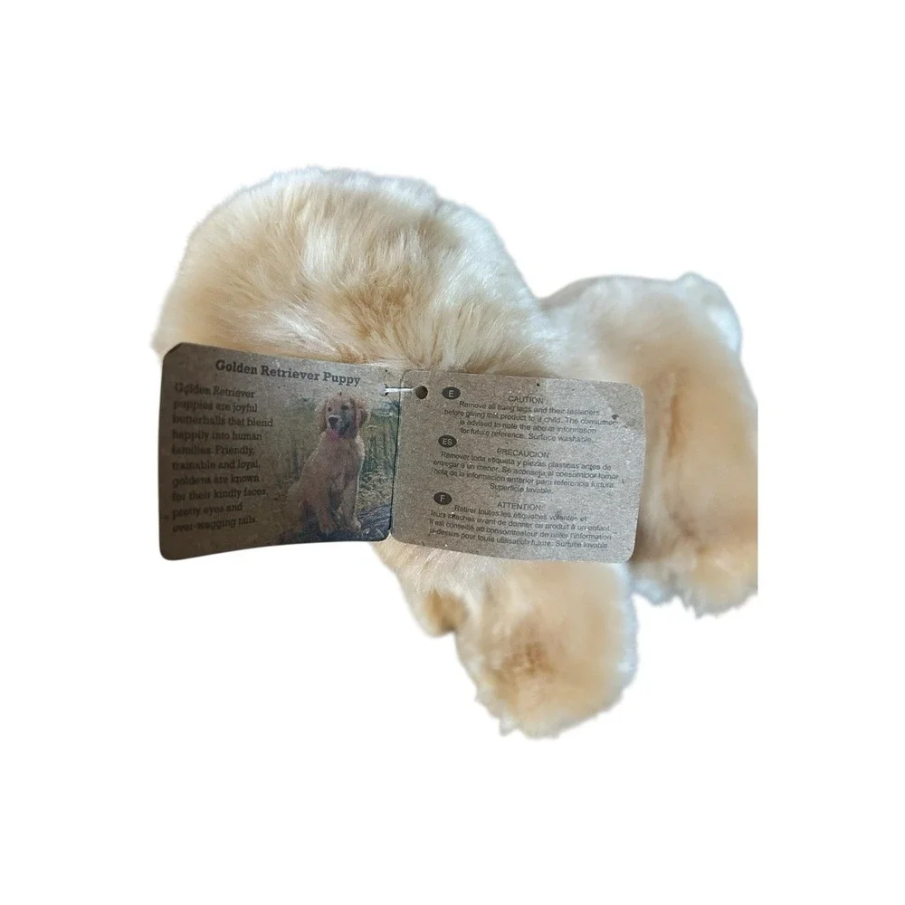 Aurora‎ World Lab Golden Retriever Puppy Dog Stuffed Animal Cuddle Plush NWT